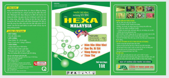 Thuốc Trừ Bệnh Mekongvil 5SC HEXA 1000ML thumb